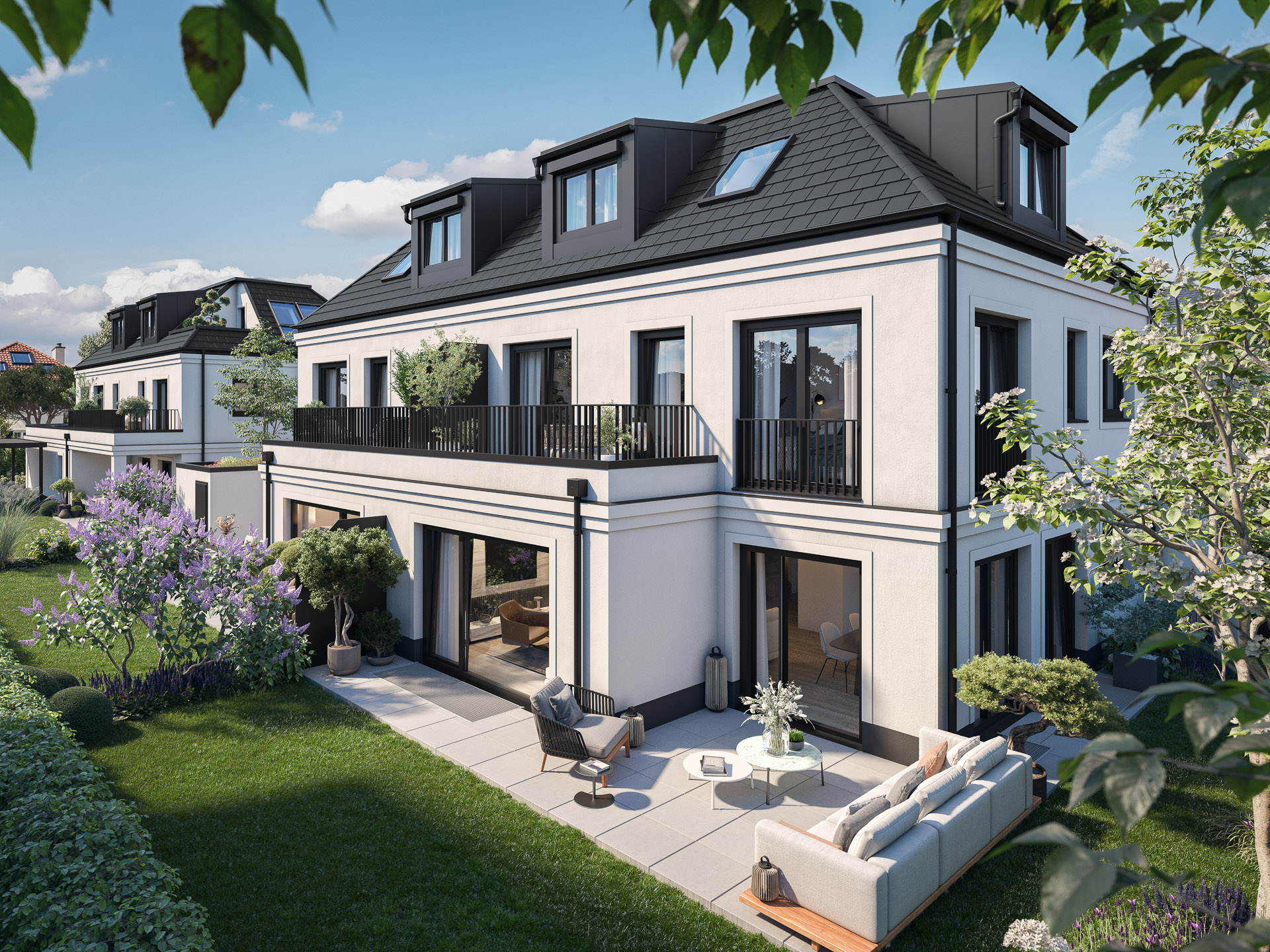 Doppelhaus und Dreifamilienhaus Neubau Doppelhaus und Dreifamilienhaus